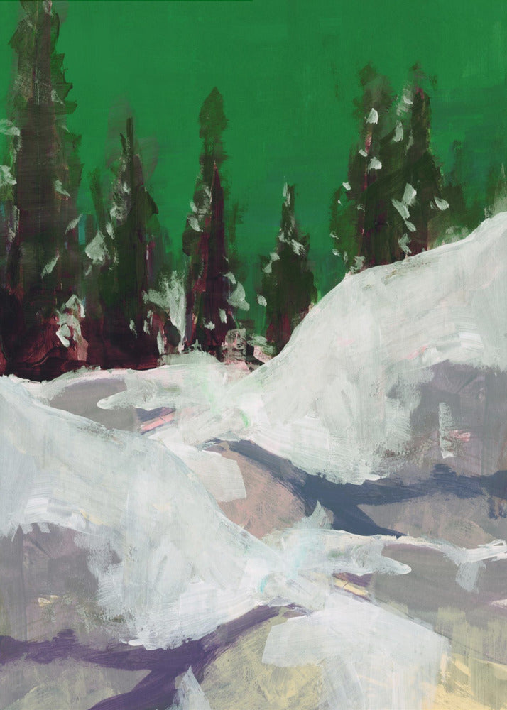 Winter Scene In the Forest 2 | Poster
