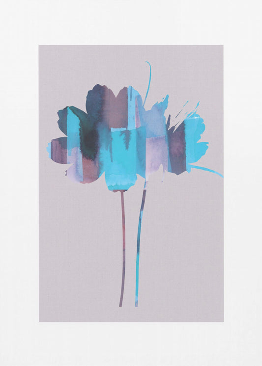 Bright Floral Graphic Print No2 | Poster