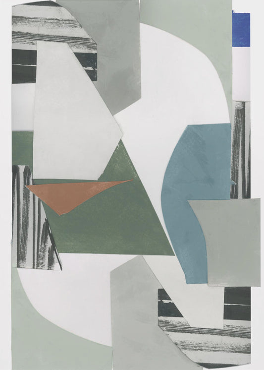 Neutral Geometric Print No 1 | Poster