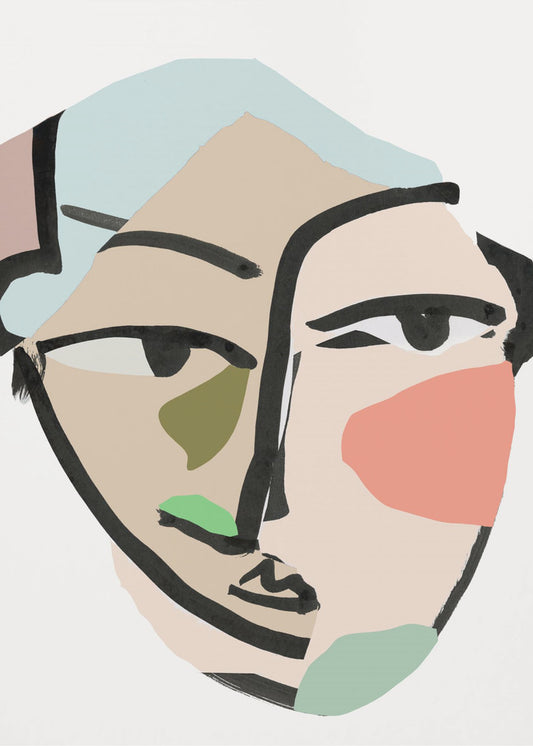 Visage No2 Art Print | Poster