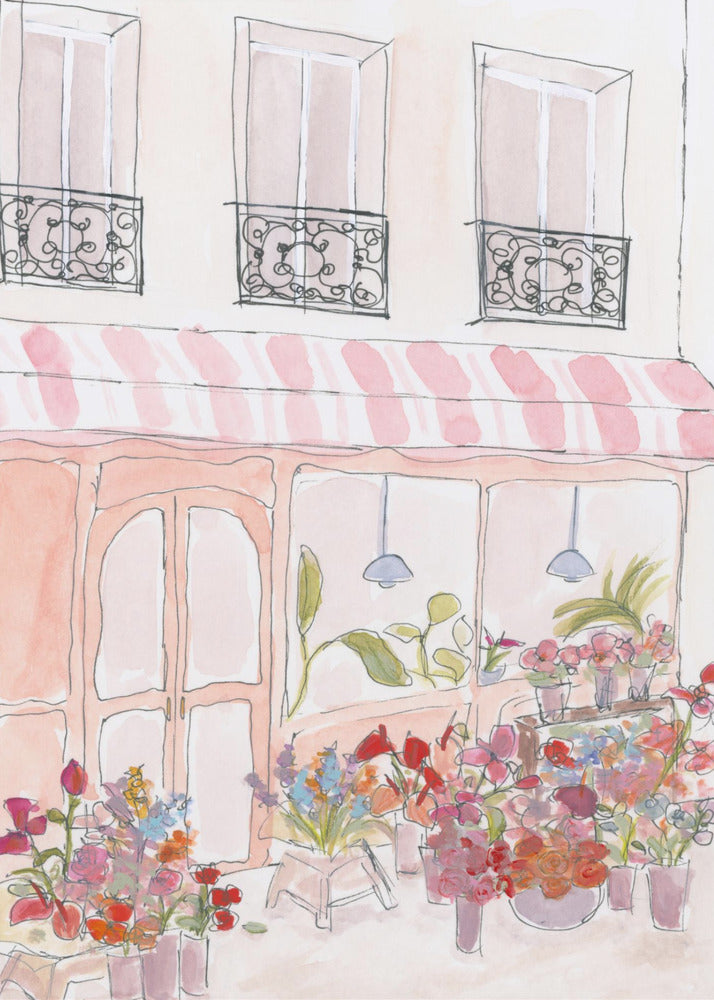 Pink Flower Shop | Canvas