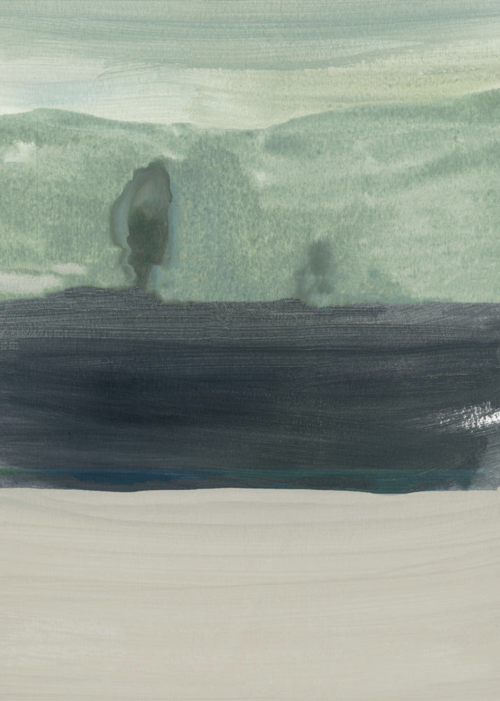 Minimal Dark Landscape 1 | Canvas