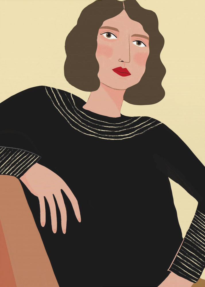 Woman relaxing | Canvas