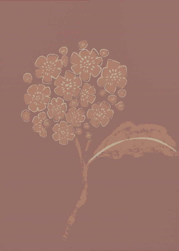 Mocha blossom | Canvas