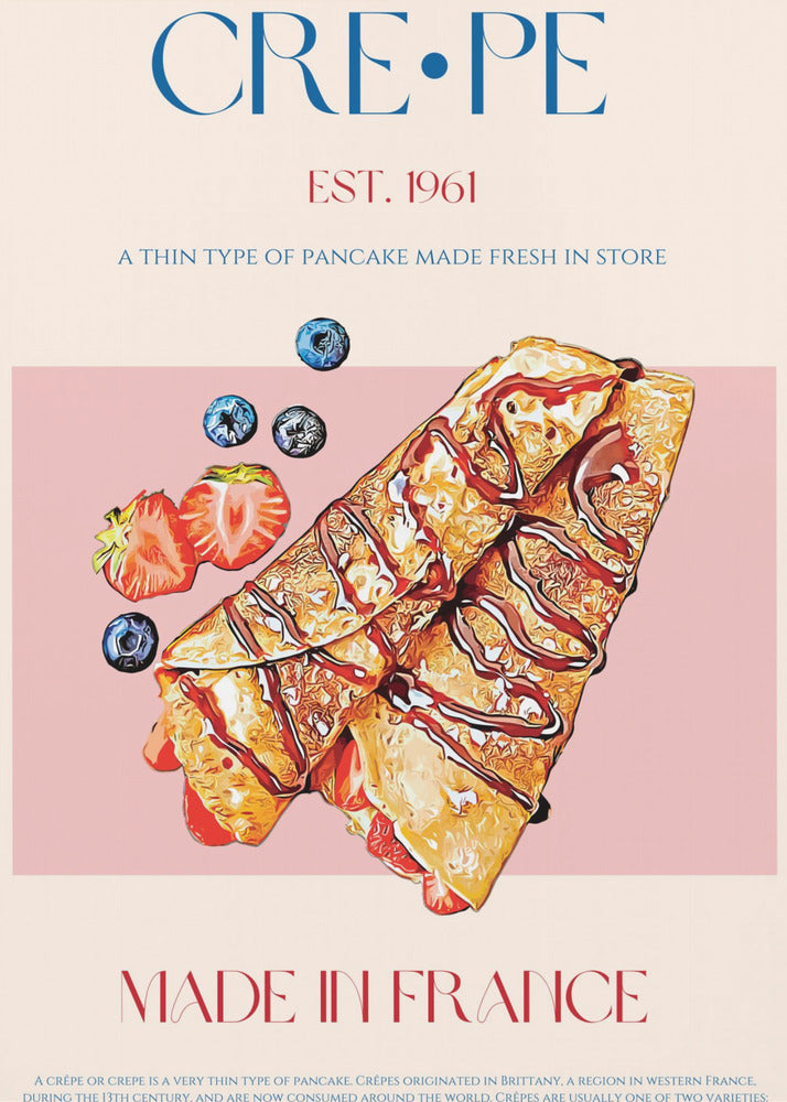 French Crepe Delight | Canvas