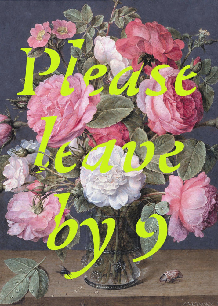 Floral Exit Request | Poster