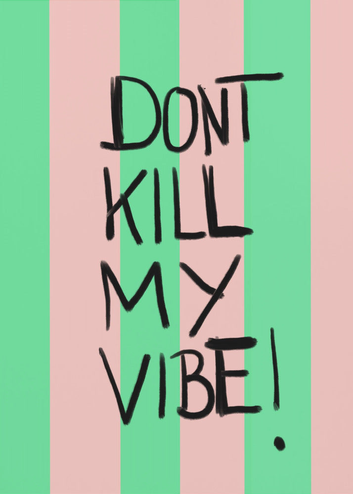 Vibrant Stripes Message | Poster