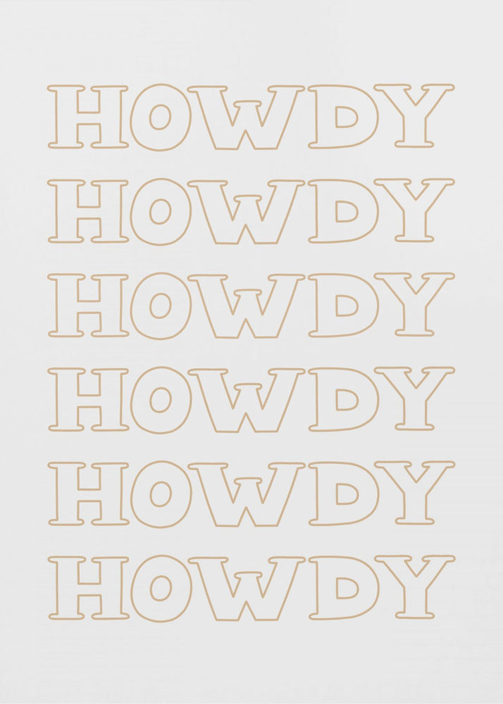 Neutral Howdy | Poster