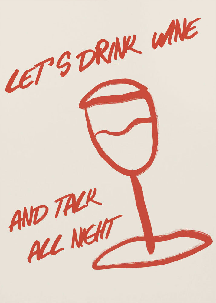 Wine & Words Unwind | Canvas