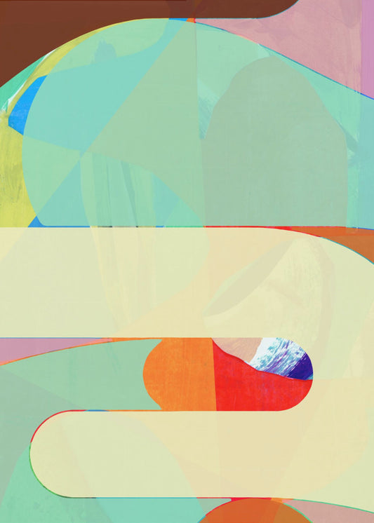 Colorful Geometric Shapes | Poster