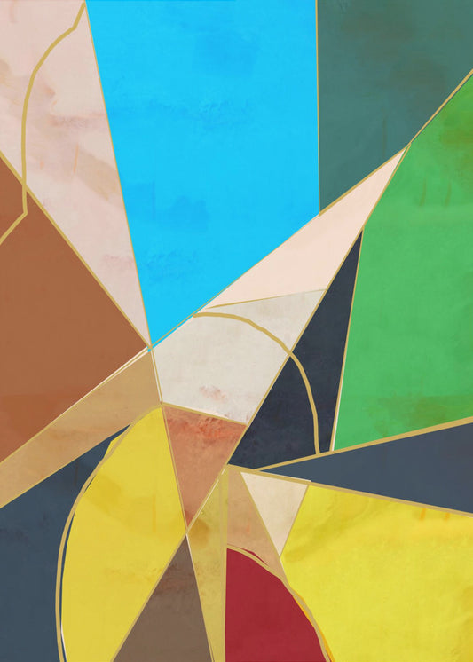 Colorful Geometric Shapes | Poster