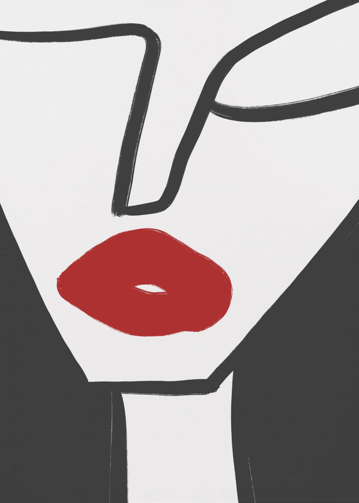 Bold Red Lips | Poster