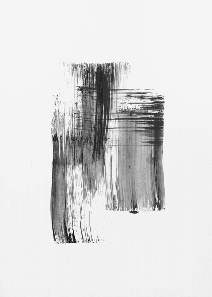 Ink %22black Ink Strokes No.01%22 | Poster