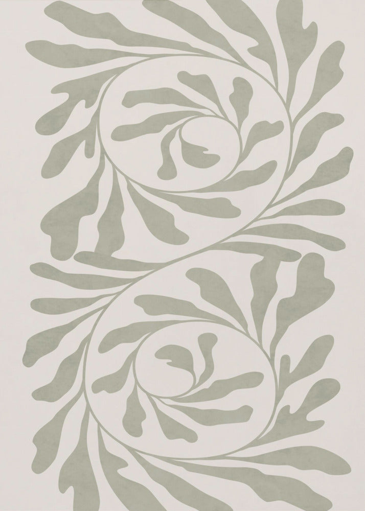Olive Green Abstract | Canvas