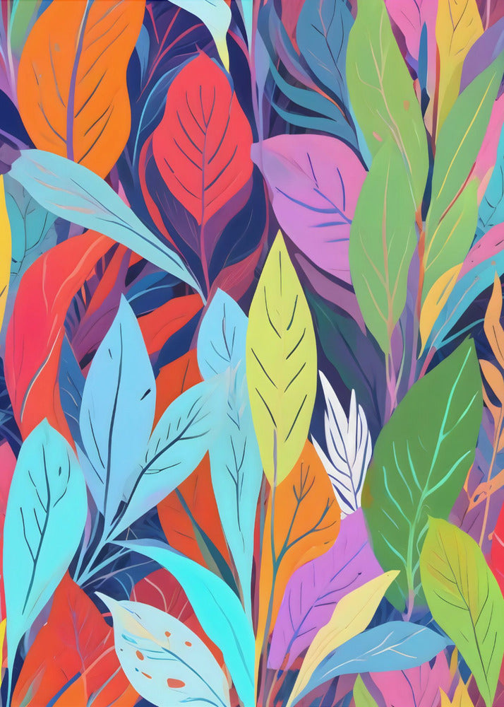 Colorful Leaves Forest | Canvas