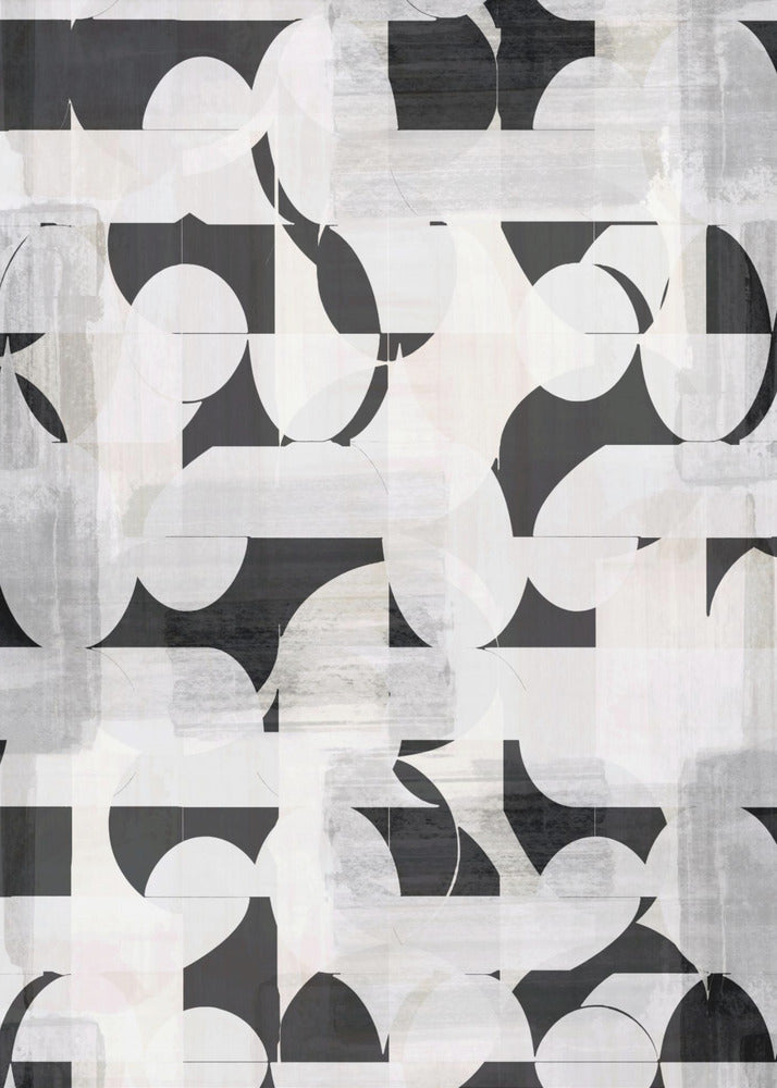 Geometric Shapes And Monochrome Tones | Poster