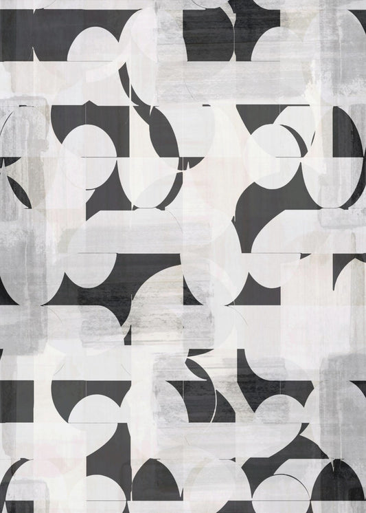 Geometric Shapes And Monochrome Tones | Poster