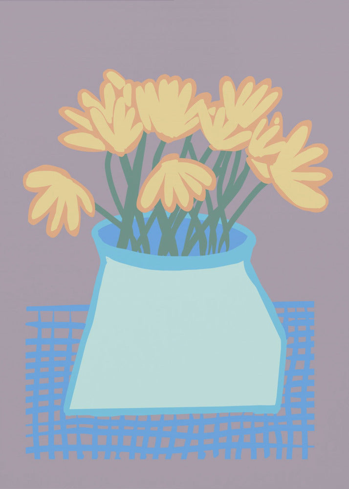 Daisies in vase | Poster