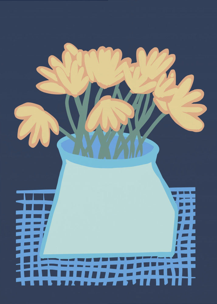 Daisies in vase | Poster