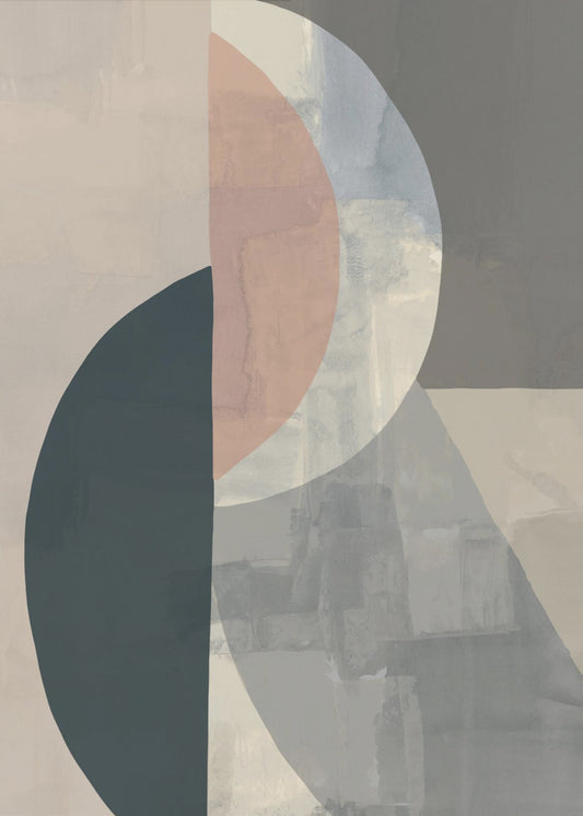 Geometric Forms And Muted Colors | Poster