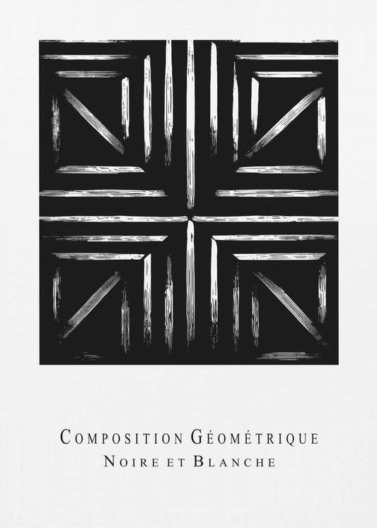 Monochrome Geometry | Poster