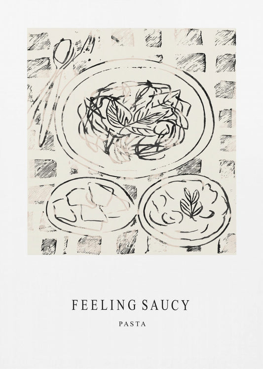 Illustration Of A Pasta Dish | Poster