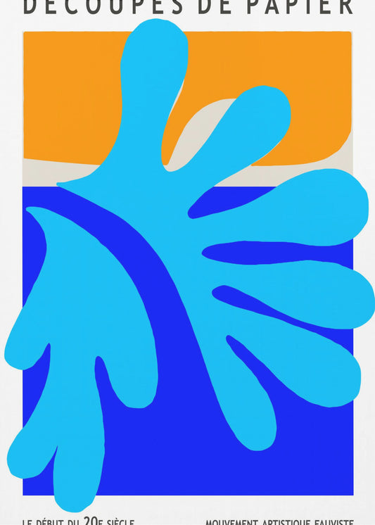 Blue Splash Forms | Poster