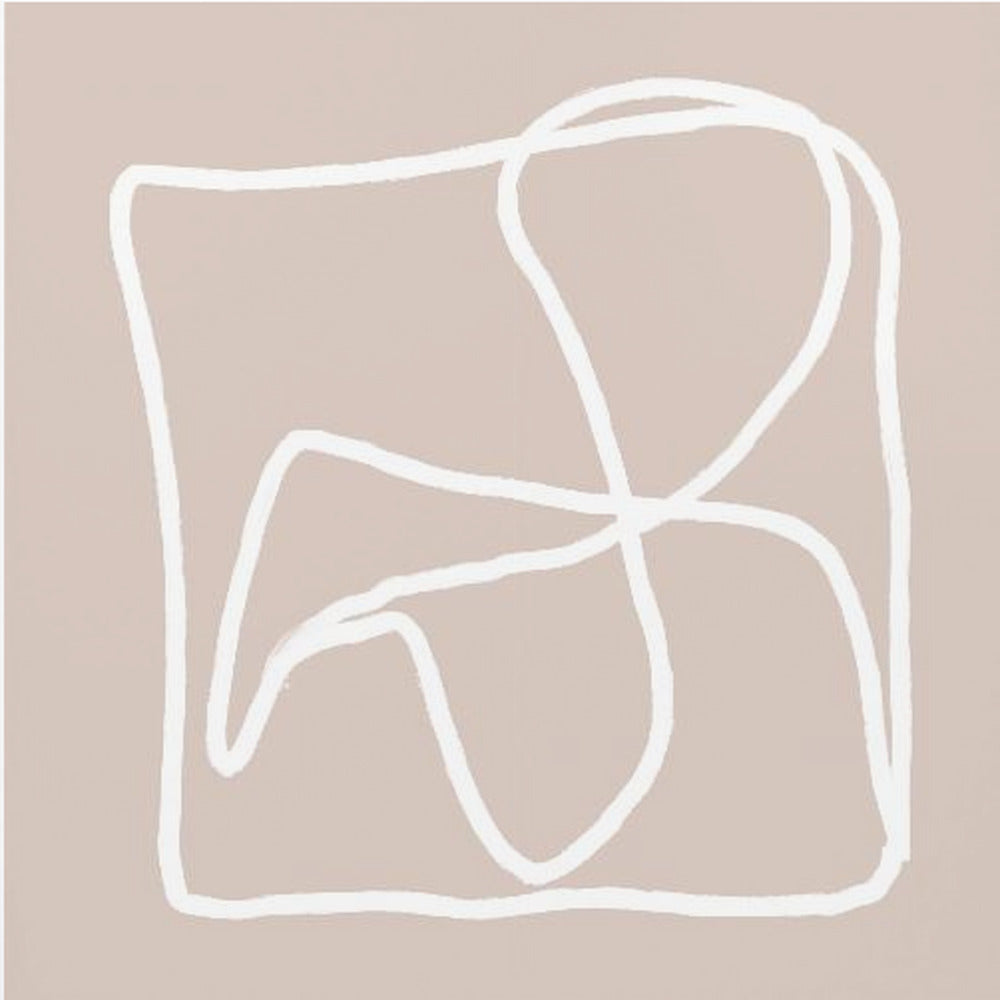 Beige abstract lines | Canvas