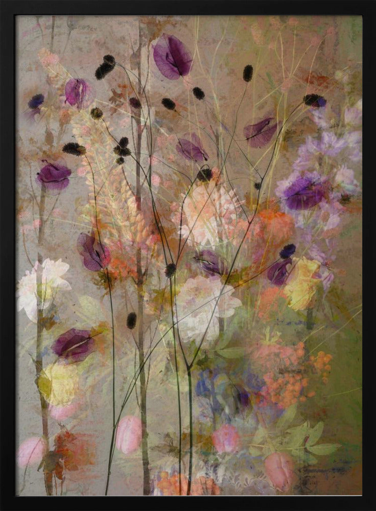 Painterly flowers | Poster
