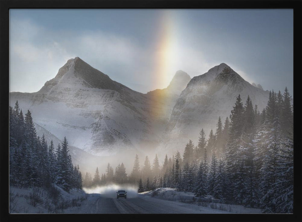 Riding Under Frozen Rainbow | Poster