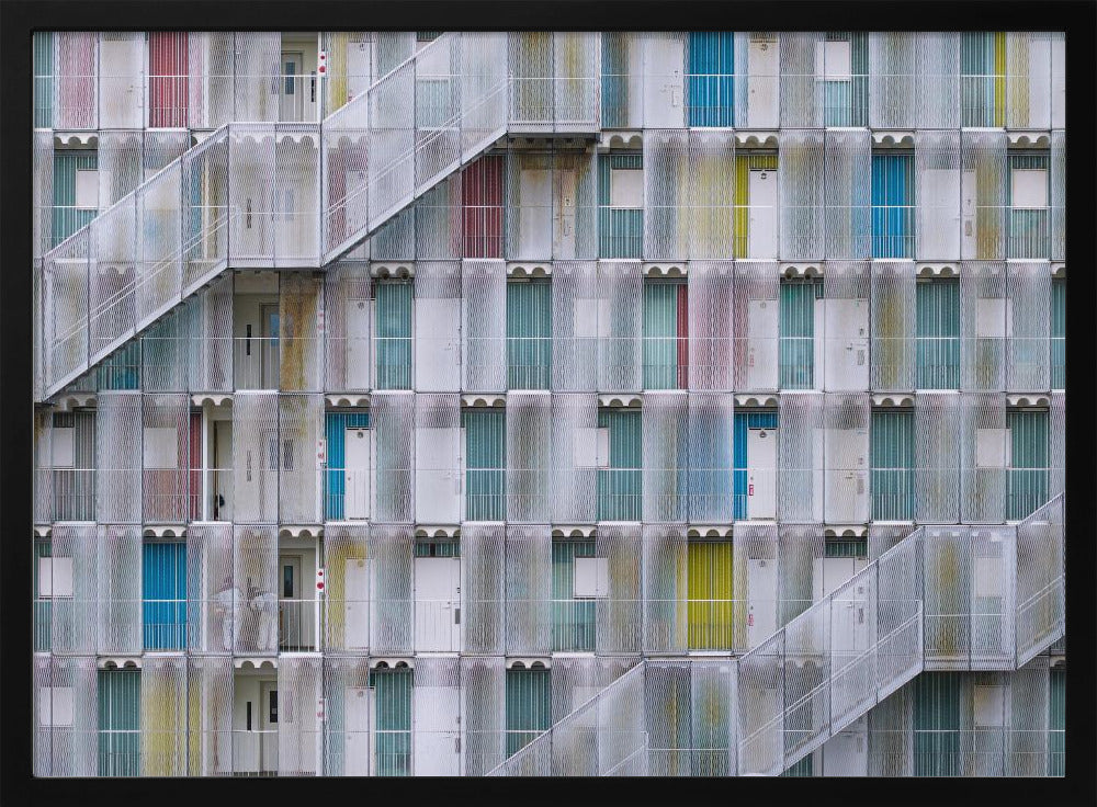 Pastel Color Doors | Poster
