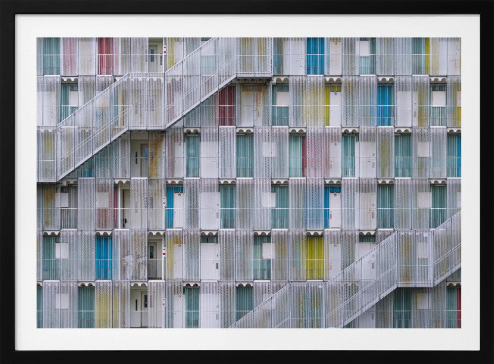 Pastel Color Doors | Poster