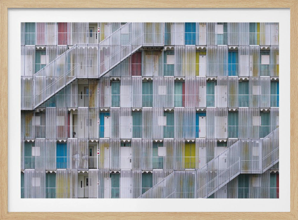 Pastel Color Doors | Poster