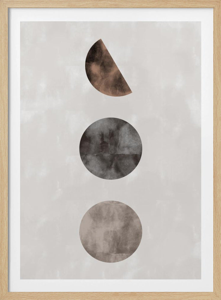 geo_3 amigos_002_brown | Poster