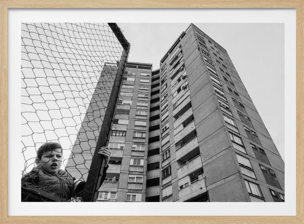 The boy behind the fence | Poster