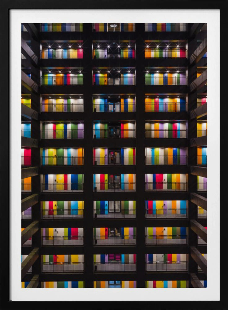 Colorful building | Poster