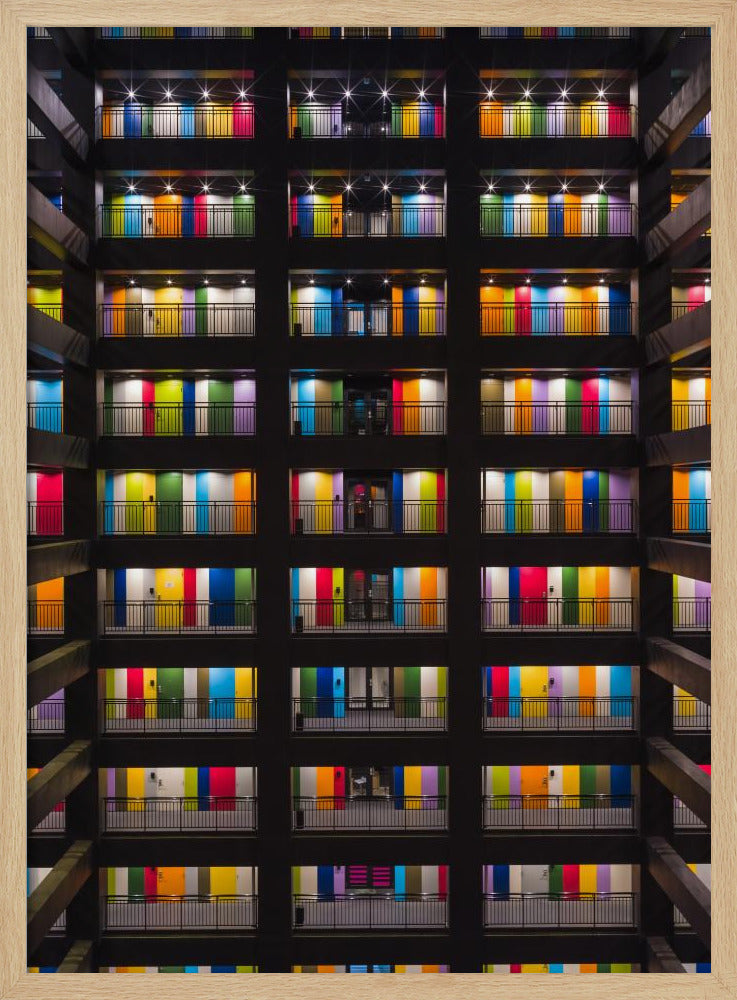 Colorful building | Poster