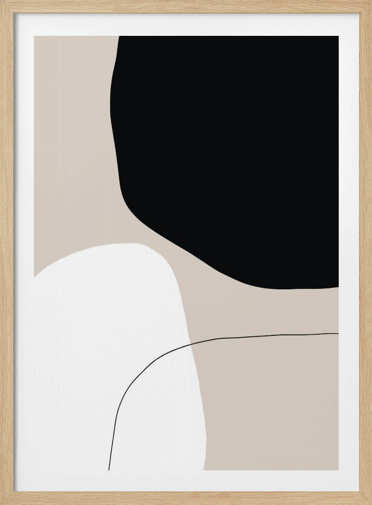 Monochrome Shapes | Poster