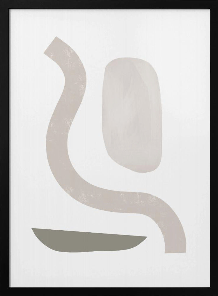 Muted Curves Geometry | Poster