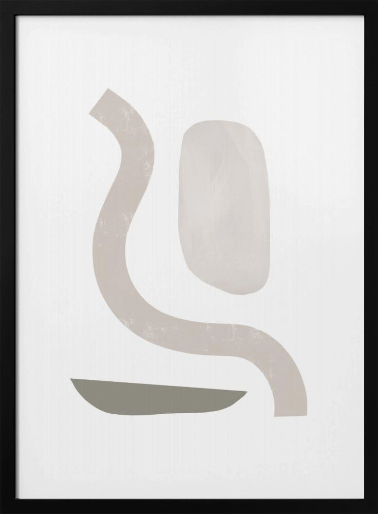 Muted Curves Geometry | Poster