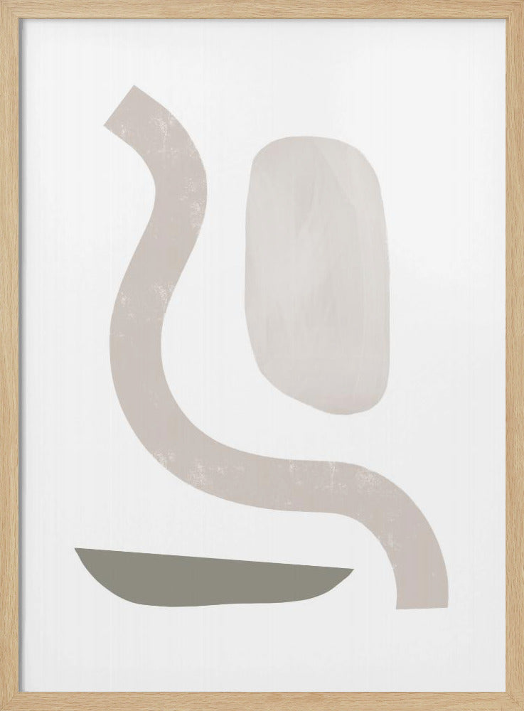 Muted Curves Geometry | Poster