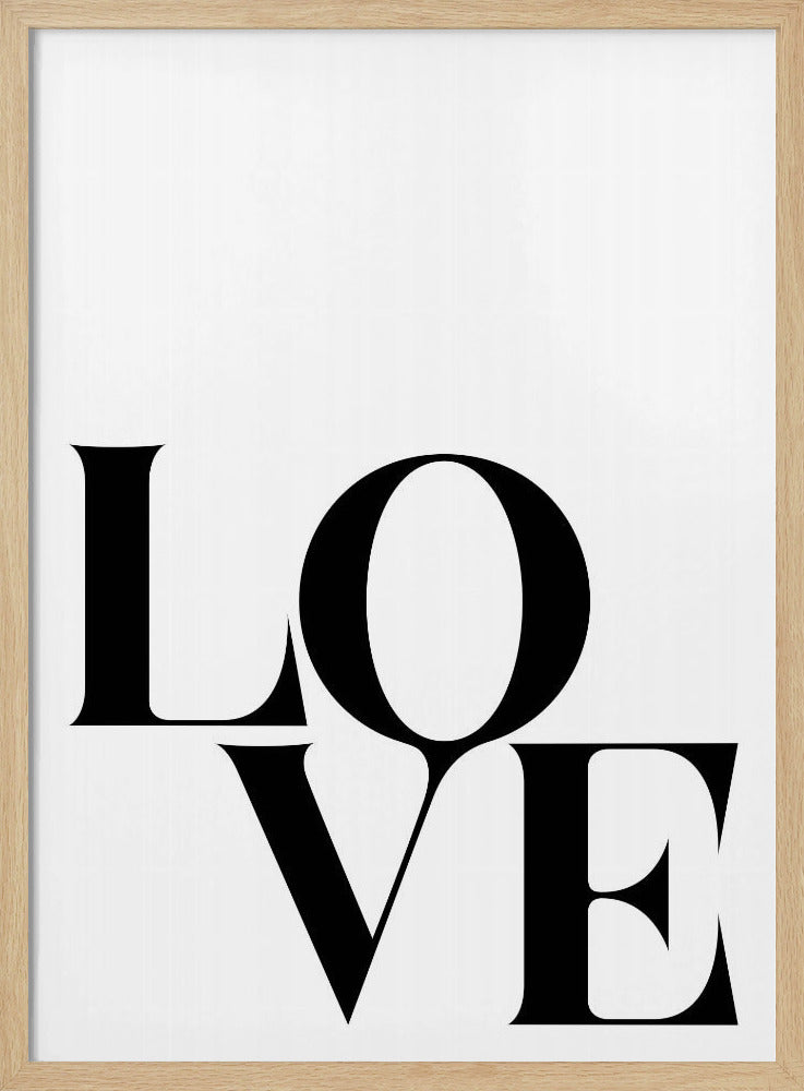 Bold Love Typography | Poster