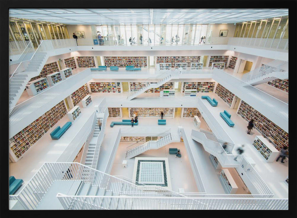 library Stuttgart | Poster