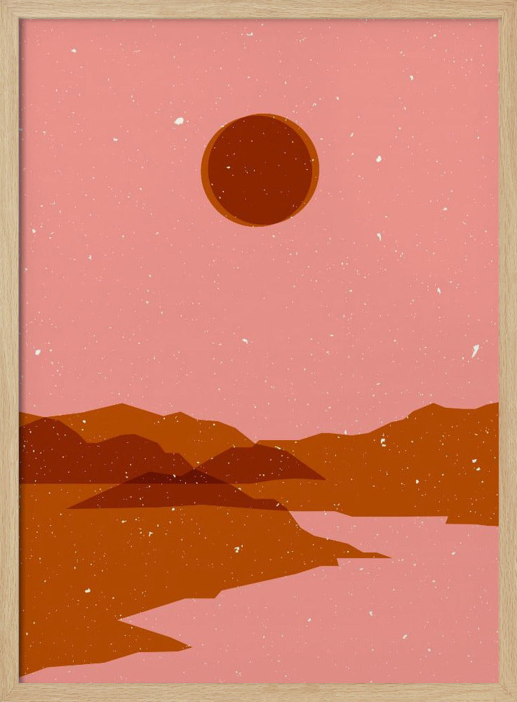 Moon  landscape | Poster
