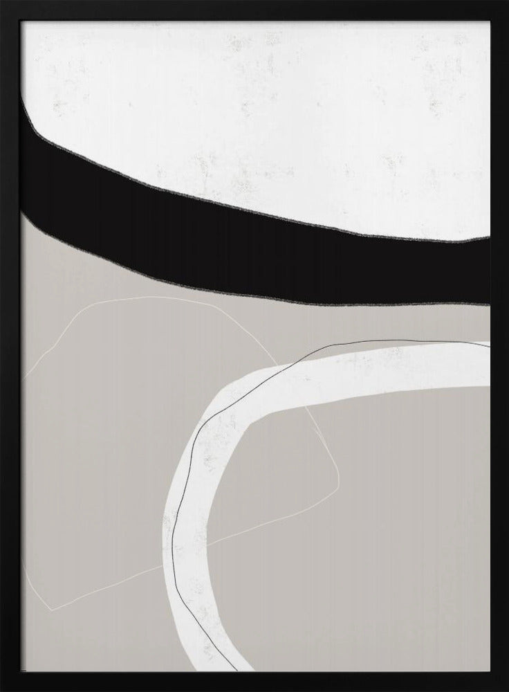 Black And White Shapes | Poster