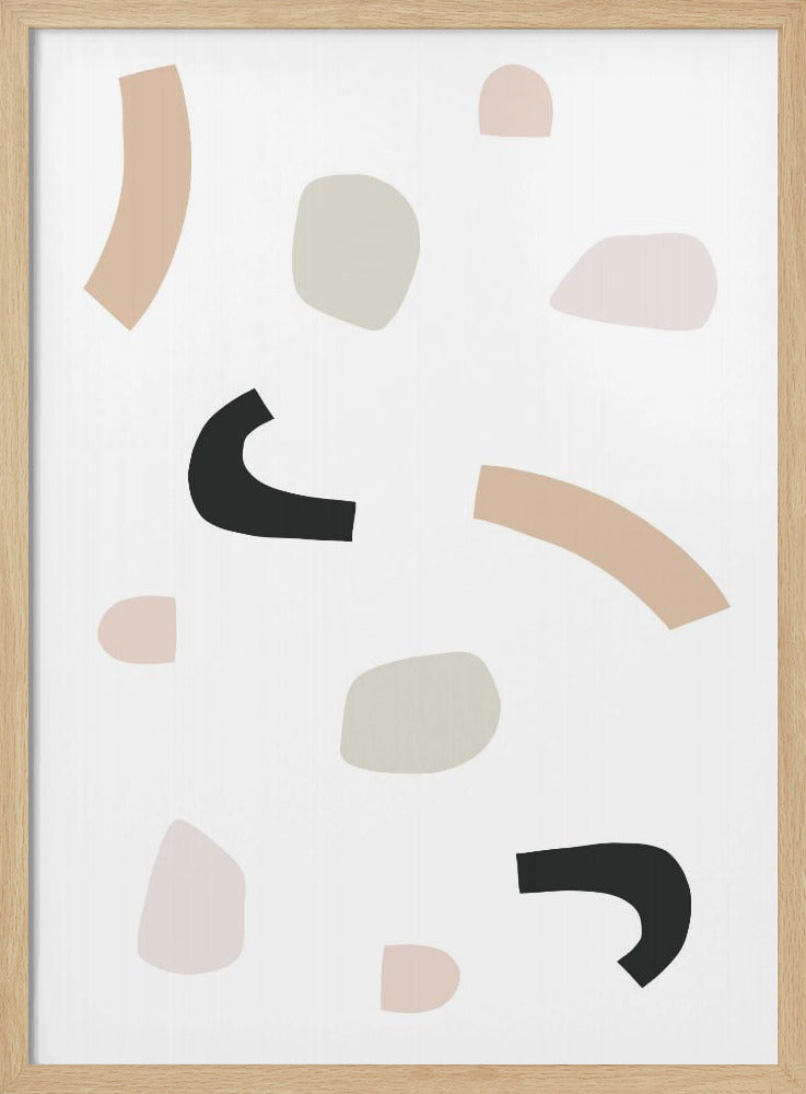 Organic Shapes and Neutral Tones | Poster