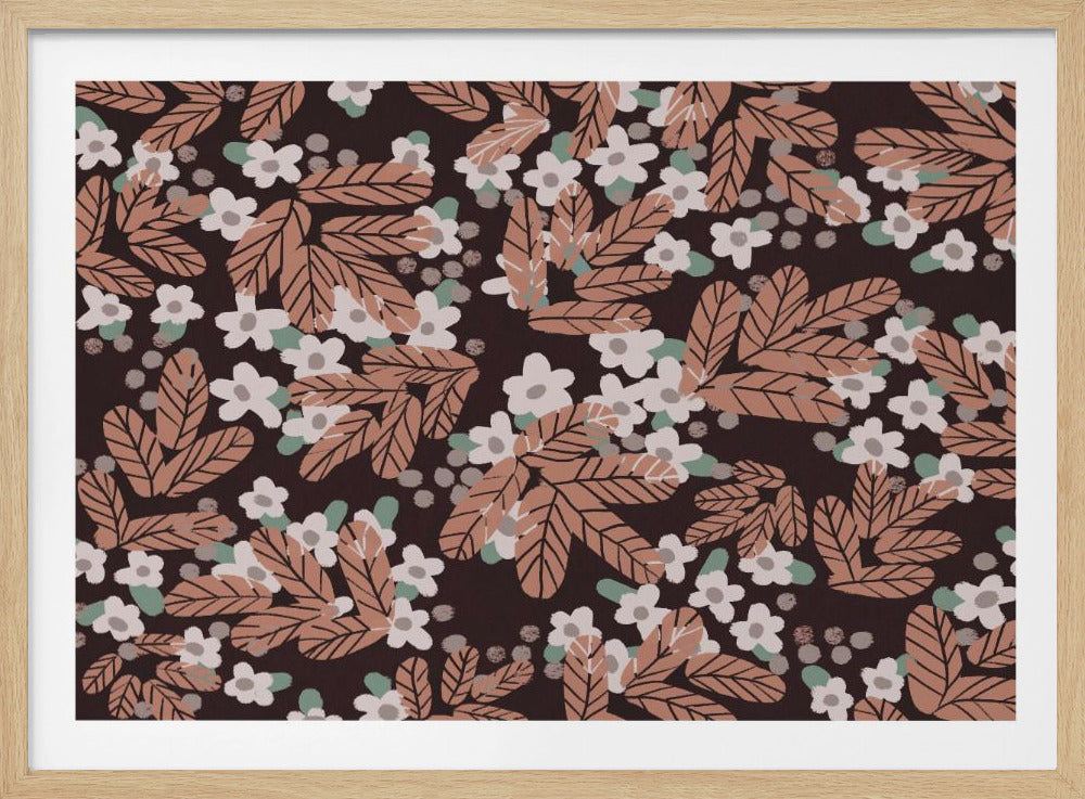 Autumn Blossom Pattern | Poster
