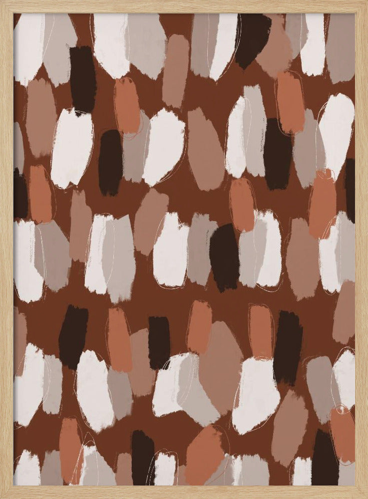 Earthy Brushstrokes | Poster