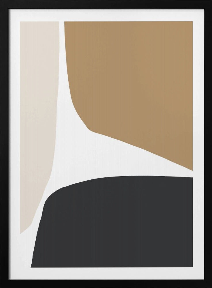 Geometric Shapes in Neutral Tones | Poster