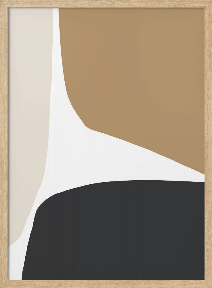 Geometric Shapes in Neutral Tones | Poster